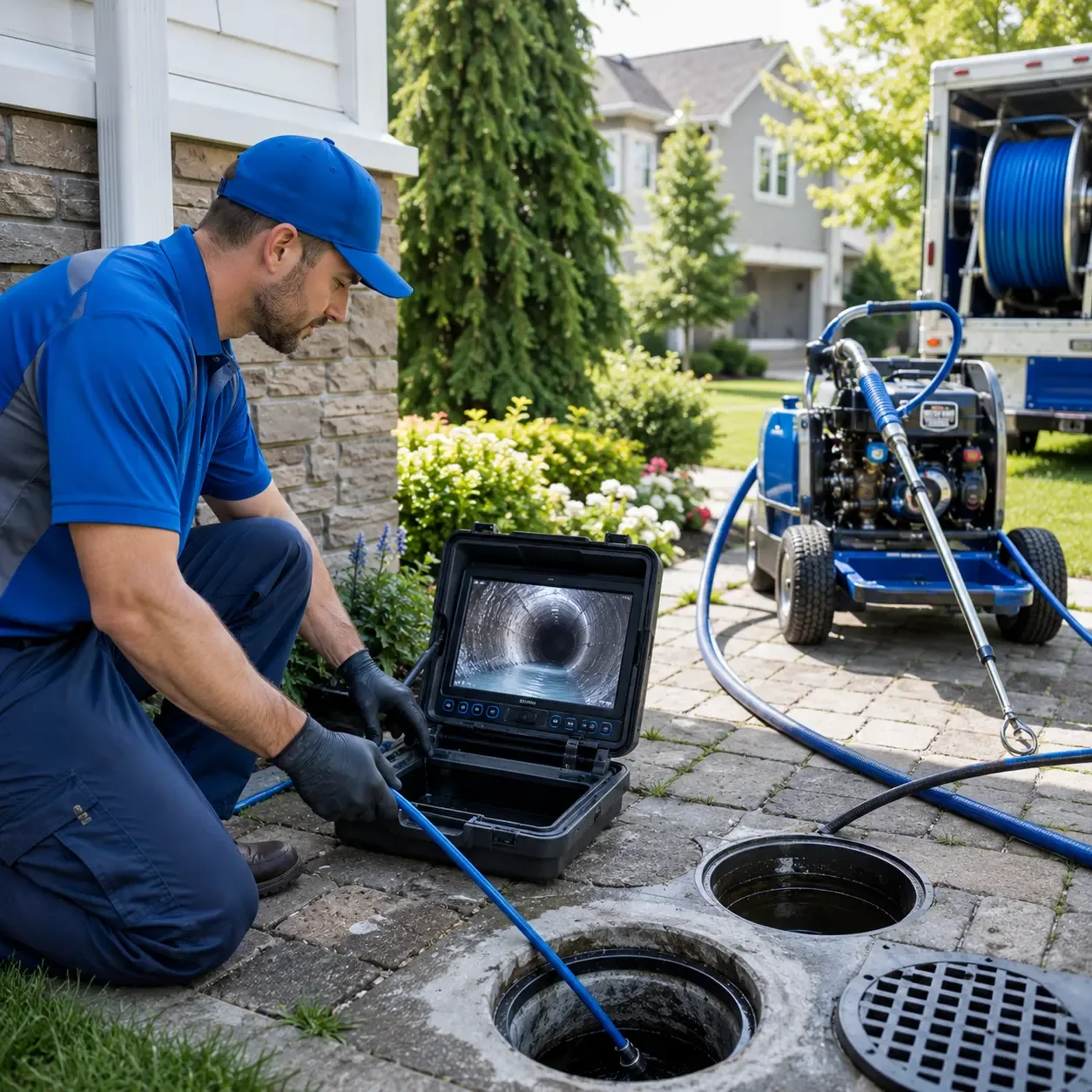 Outdoor drain cleaning professionals serving Raven, KY