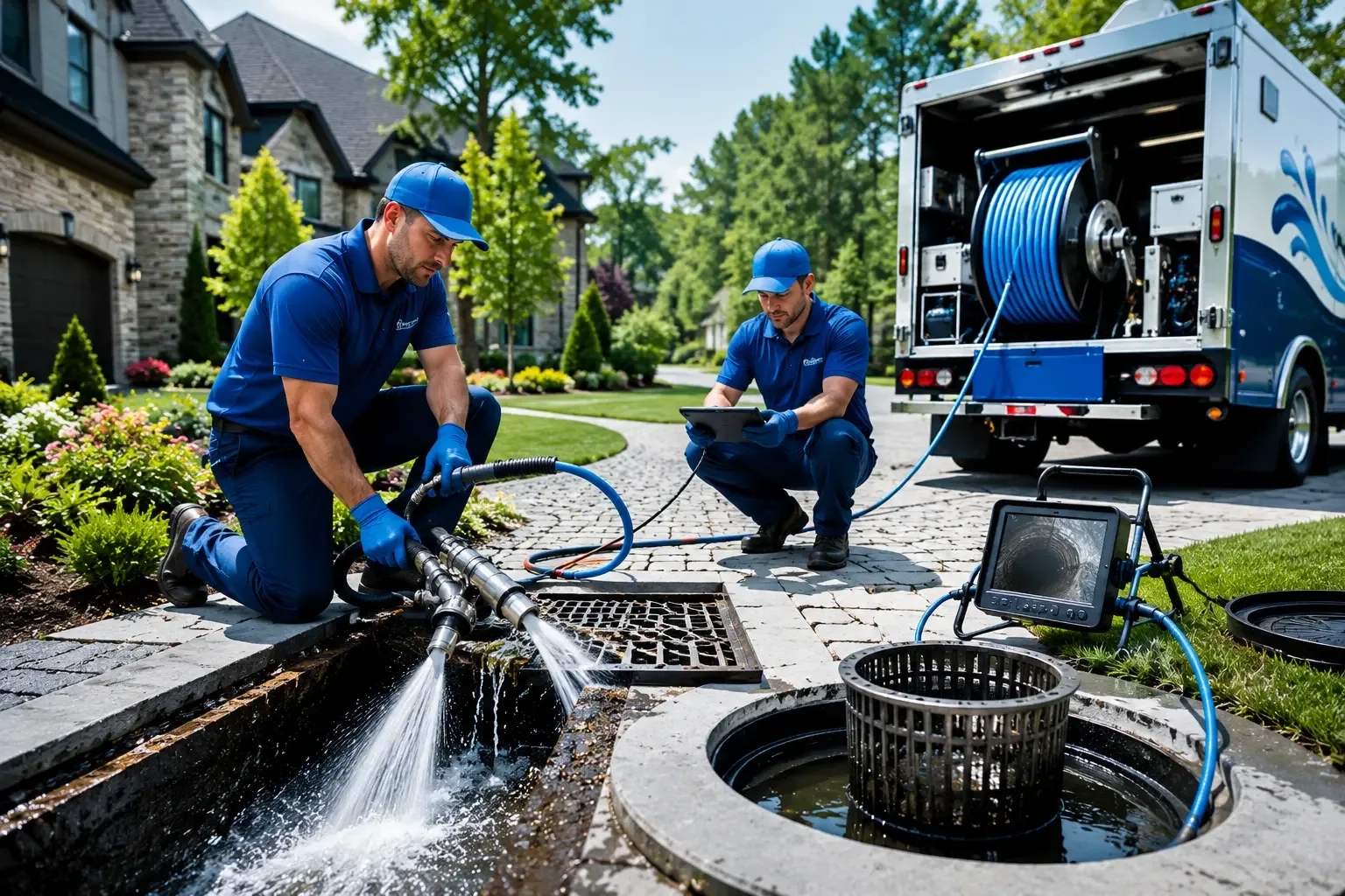 Local outdoor drain cleaning professionals in Raven, KY